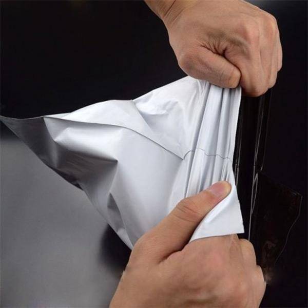 Курьерский пакет 380*440+40 мм, с ручкой и клеевым клапаном (60 мкм)