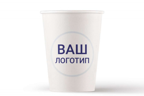 Стакан однослойный с печатью 100 мл, 200 мл, 250 мл, 350 мл, 400 мл, 500 мл