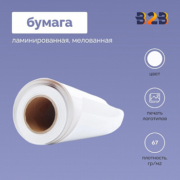 ЛАМИНИРОВАННАЯ МЕЛОВАННАЯ БУМАГА PRIME-PE 67 (г/м2)