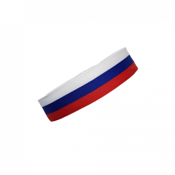 Жаккардовая лента триколор 24мм х 200м в рулоне