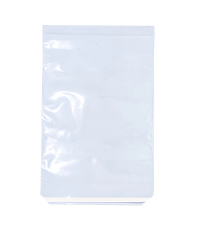 Пакет из МПП 34х42,5+(2х2,5)ф+5(100) с донным фальцем и скотч клапаном